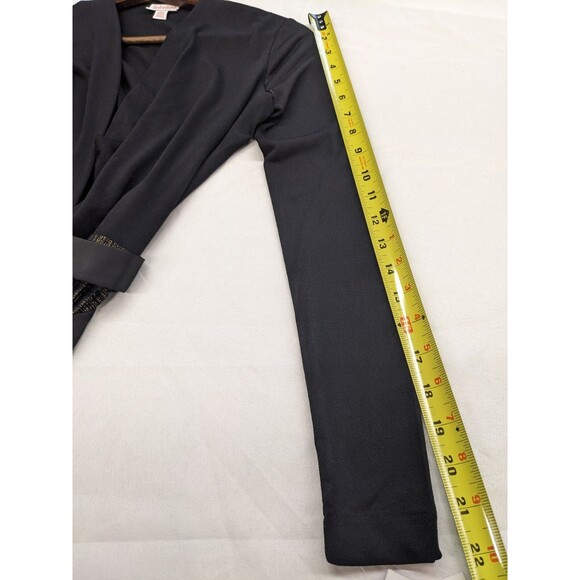 Lularoe Maxi Wrap Dress XXS Black Gold Pleated Witchy Whimsigoth Dark Romantic - Picture 8 of 9